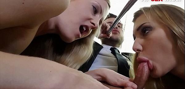  LOS CONSOLADORES - Vyvan Hill Sicilia Model - Awesome Consolation Trio Fun With A Sexy Serbian Teen